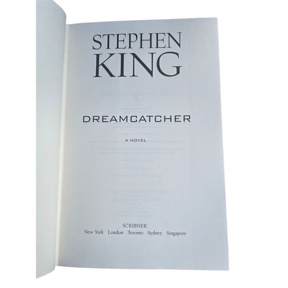 The Dream Catcher Hard Cover By Stephen King 1st Edition-Fine Condition - Picture 8 of 12